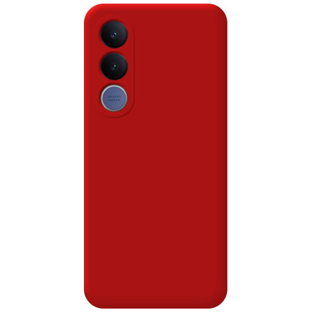 Funda Silicona Líquida Ultra Suave para Vivo V70 FE color Roja