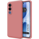 Funda Silicona Líquida Ultra Suave para Vivo V70 FE color Rosa