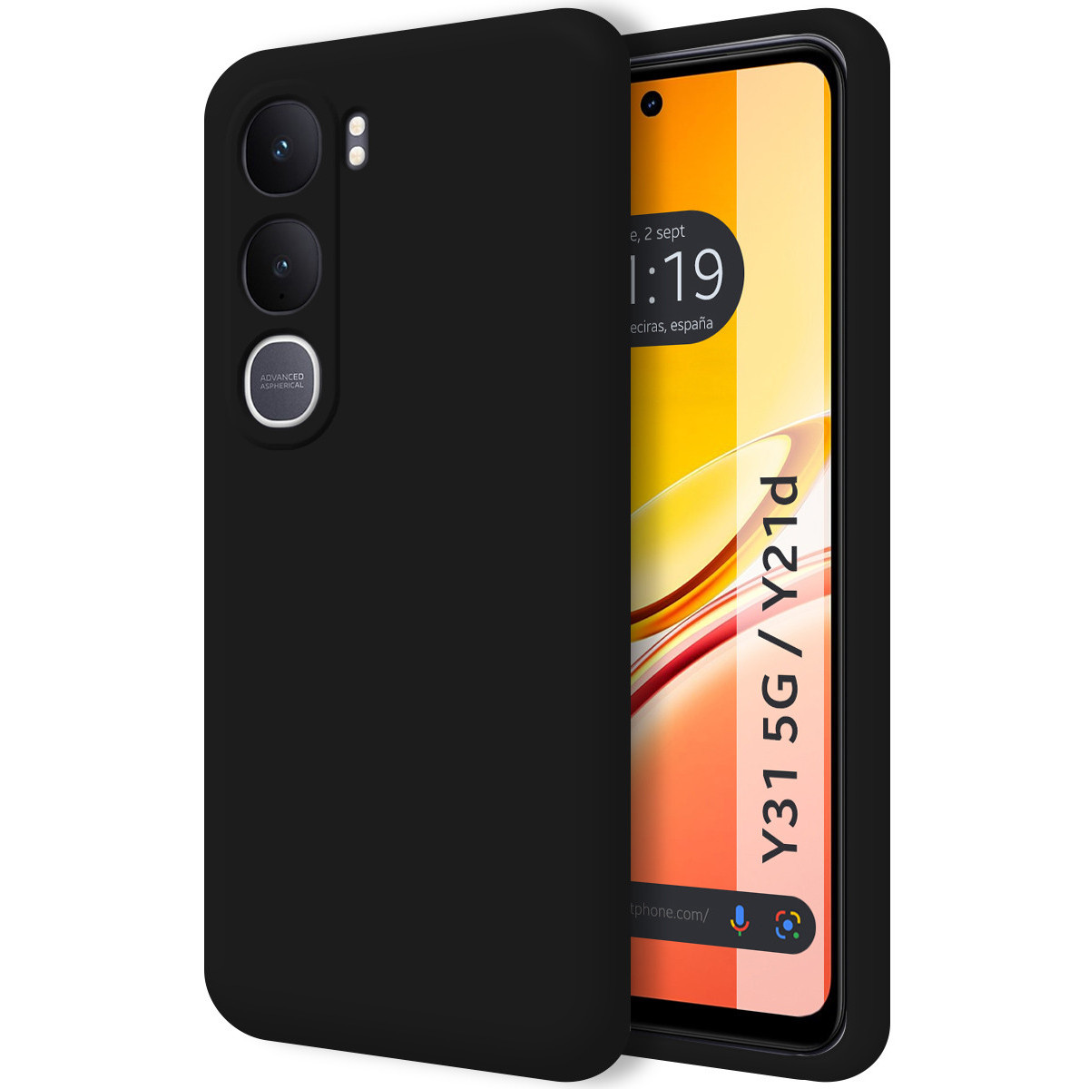 Funda Silicona Líquida Ultra Suave para Vivo...