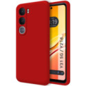 Funda Silicona Líquida Ultra Suave para Vivo Y31 5G / Y21d color Roja