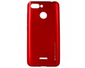 Funda Gel Tpu Mercury i-Jelly Metal para Xiaomi Redmi 6 color Roja