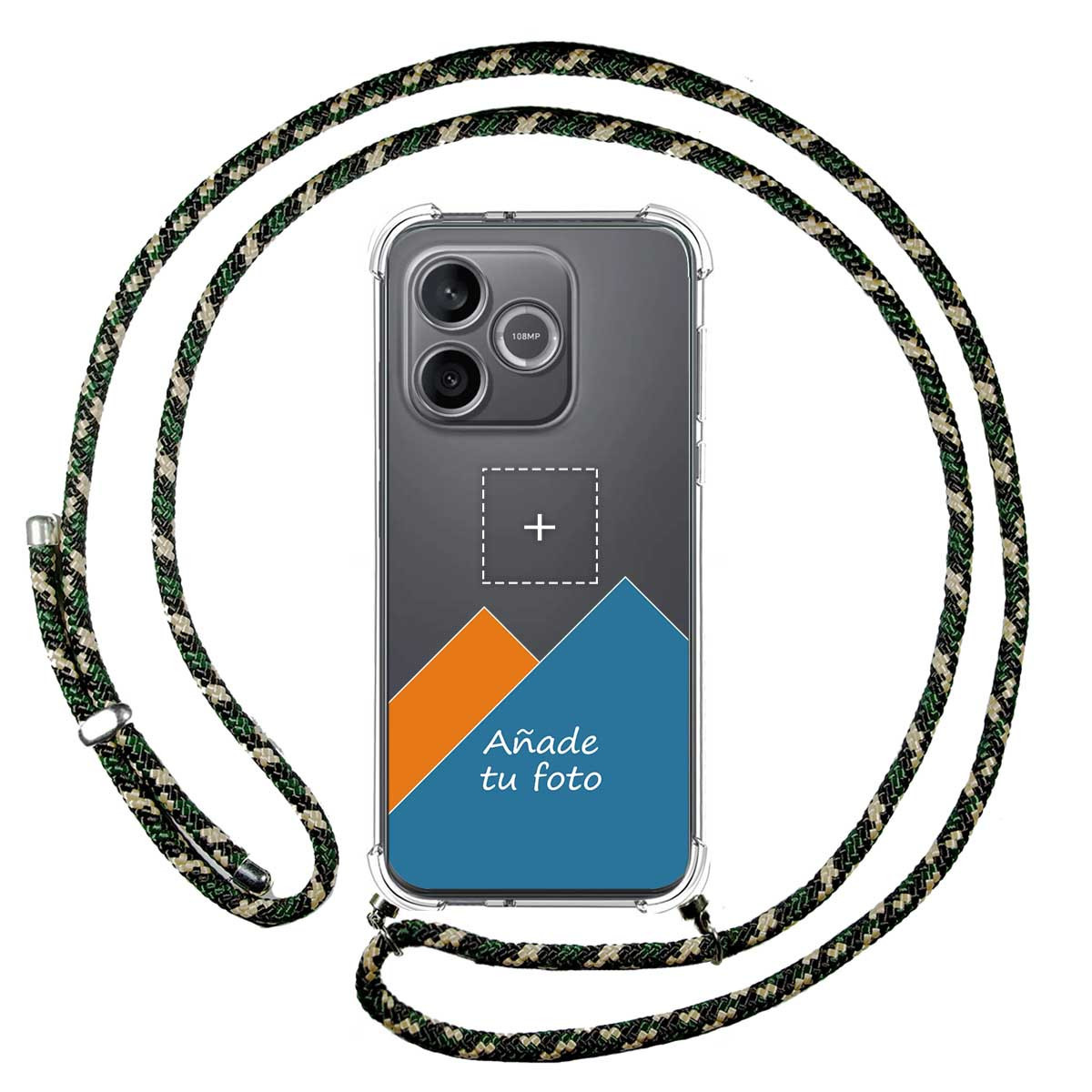 Personaliza tu Funda Colgante Transparente para...