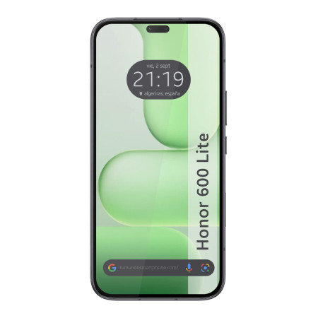 Protector Cristal Templado Completo 5D Full Glue Negro para Huawei Honor 600 Lite 5G Vidrio