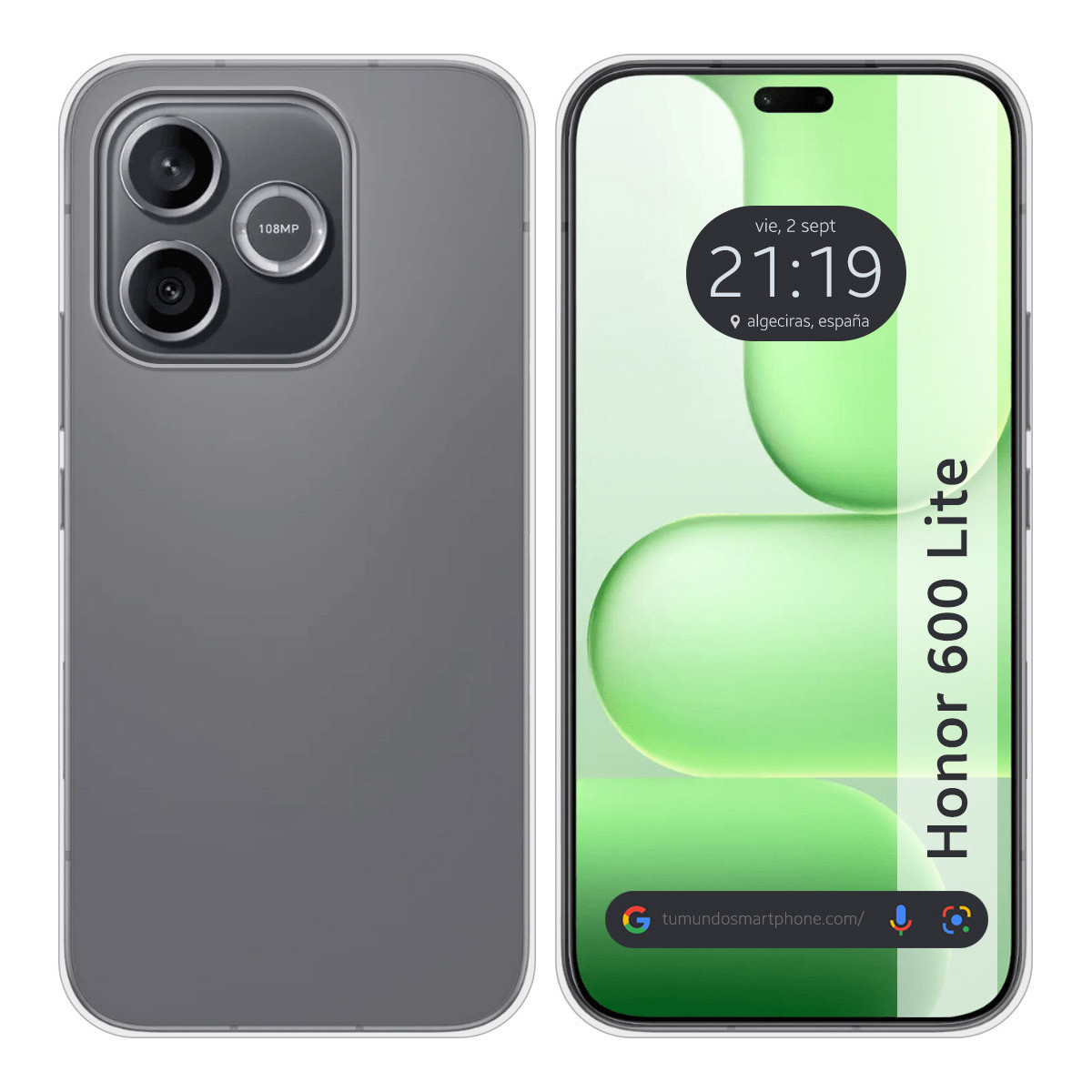 Funda Silicona Gel TPU Transparente para Huawei...