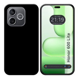 Funda Silicona Gel TPU Negra para Huawei Honor 600 Lite 5G