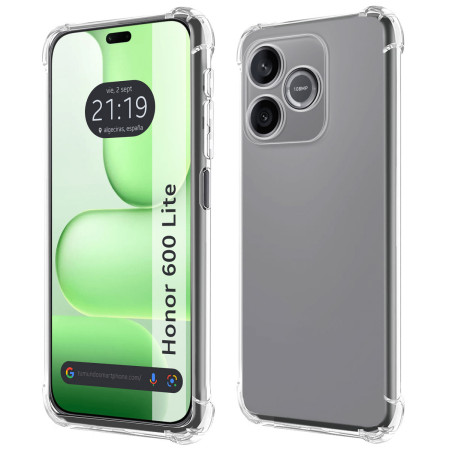 Funda Silicona Antigolpes Transparente para Huawei Honor 600 Lite 5G