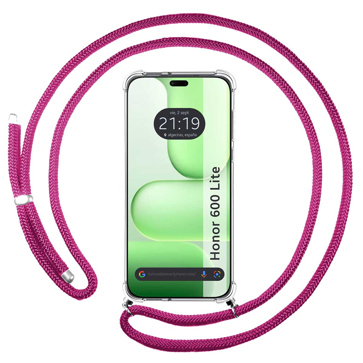 Funda Colgante Transparente para Huawei Honor...