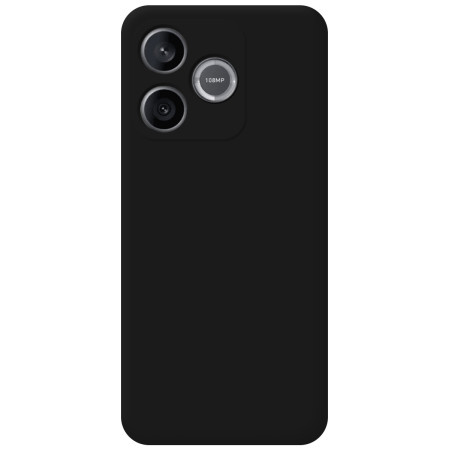 Funda Silicona Líquida Ultra Suave para Huawei Honor 600 Lite 5G color Negra
