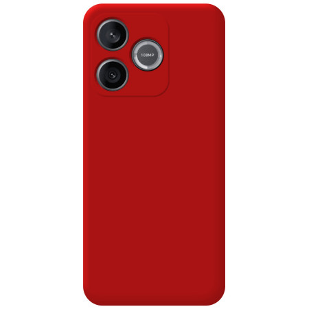Funda Silicona Líquida Ultra Suave para Huawei Honor 600 Lite 5G color Roja