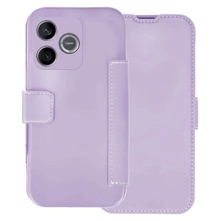 Funda Silicona Suave con Tapa para Huawei Honor 600 Lite 5G color Morada