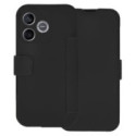 Funda Silicona Suave con Tapa para Huawei Honor 600 Lite 5G color Negra