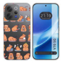 Funda Silicona Transparente para Vivo V70 5G diseño Capibara 01 Dibujos