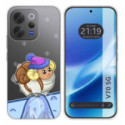 Funda Silicona Transparente para Vivo V70 5G diseño Cabra Dibujos