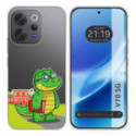Funda Silicona Transparente para Vivo V70 5G diseño Coco Dibujos
