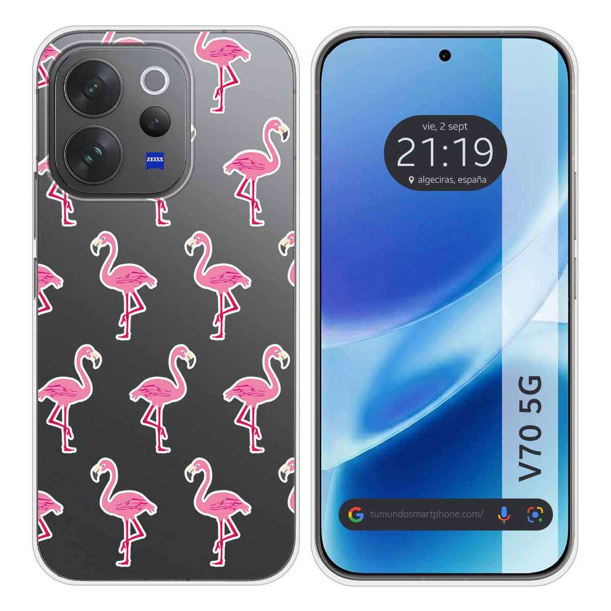 Funda Silicona Transparente para Vivo V70 5G...
