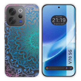 Funda Silicona Transparente para Vivo V70 5G diseño...