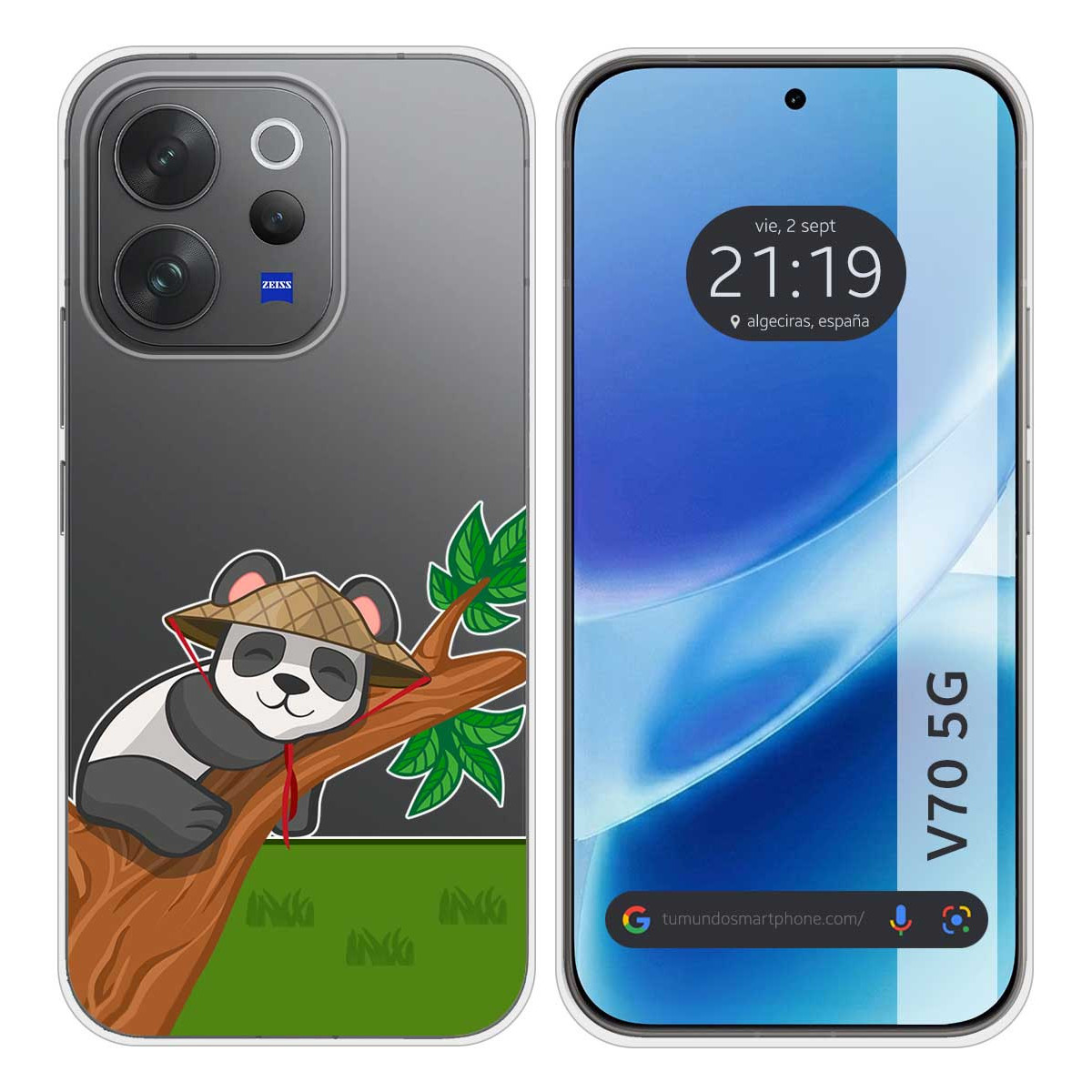 Funda Silicona Transparente para Vivo V70 5G...