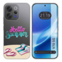 Funda Silicona Transparente para Vivo V70 5G diseño Summer Dibujos