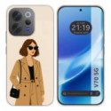 Funda Silicona para Vivo V70 5G diseño Mujer 01 Dibujos