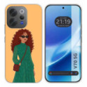 Funda Silicona para Vivo V70 5G diseño Mujer 06 Dibujos