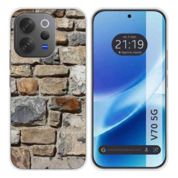Funda Silicona para Vivo V70 5G diseño Ladrillo 03 Dibujos