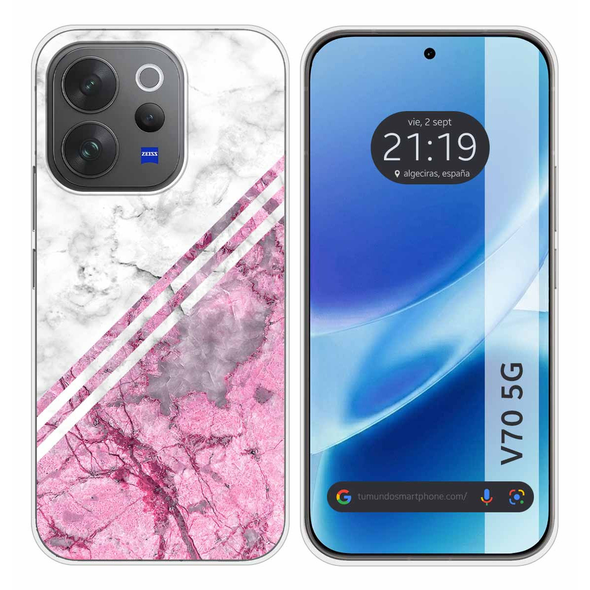 Funda Silicona para Vivo V70 5G diseño Mármol...