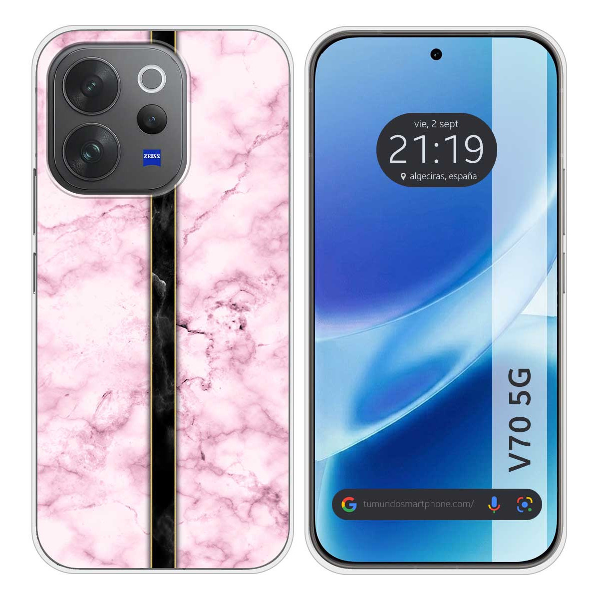 Funda Silicona para Vivo V70 5G diseño Mármol...