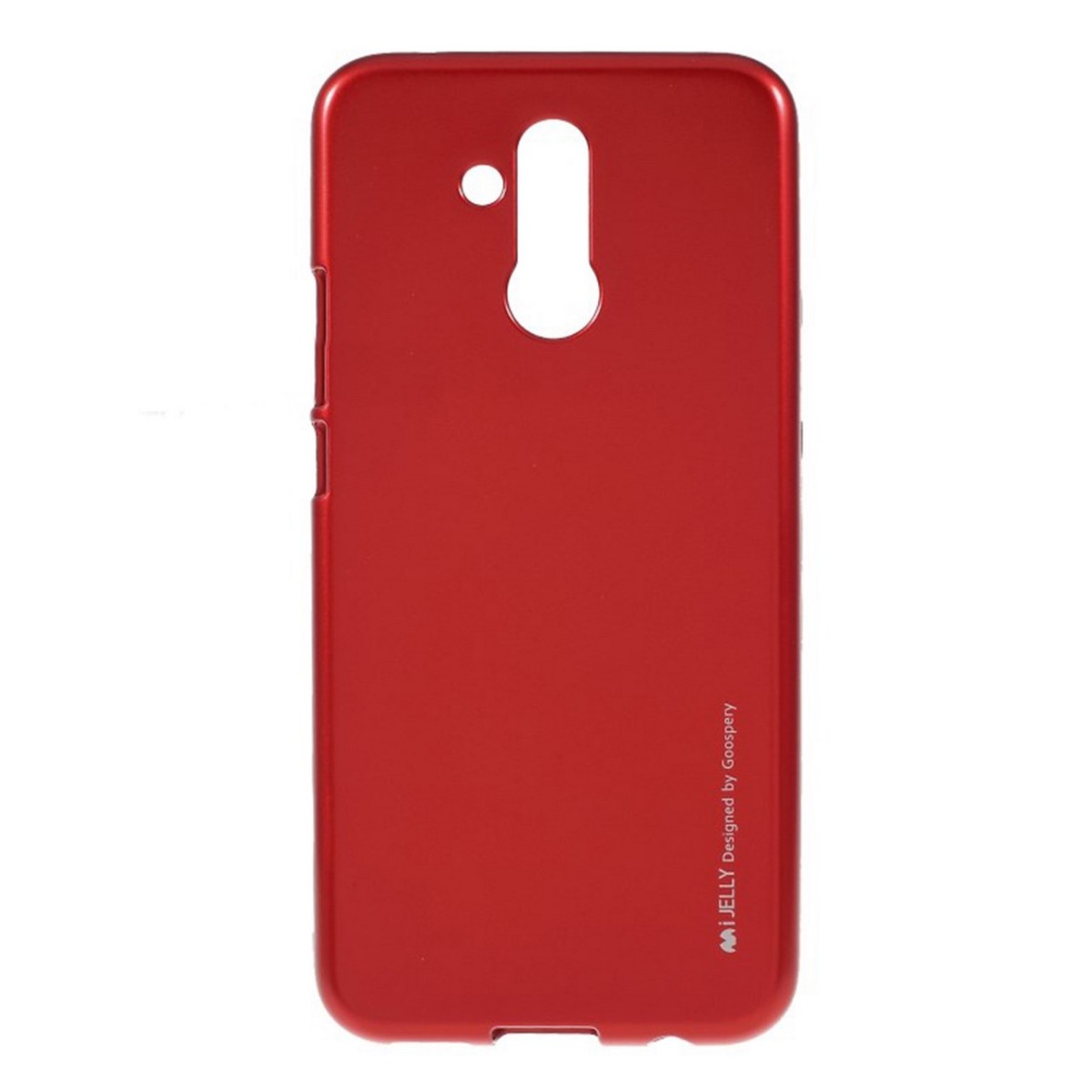 Funda Gel Tpu Mercury i-Jelly Metal para Huawei Mate 20 Lite color Roja