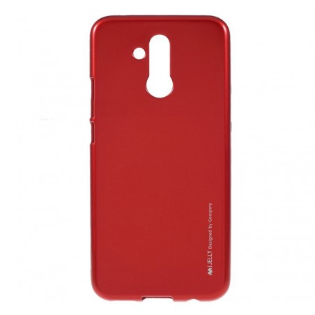 Funda Gel Tpu Mercury i-Jelly Metal para Huawei Mate 20 Lite color Roja