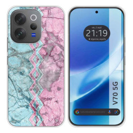 Funda Silicona para Vivo V70 5G diseño Mármol 08 Dibujos