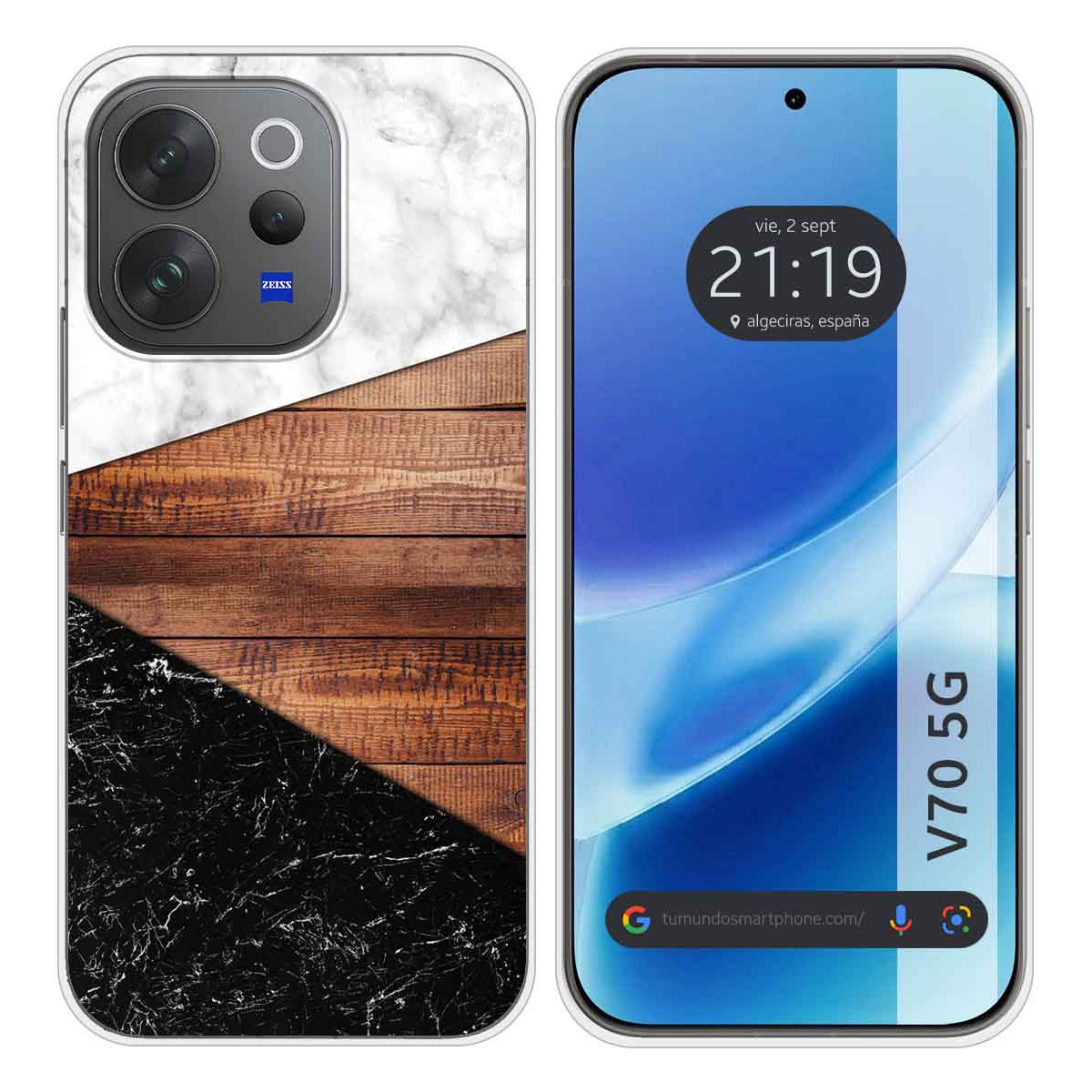 Funda Silicona para Vivo V70 5G diseño Mármol...