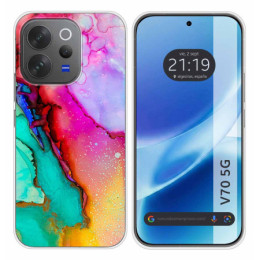 Funda Silicona para Vivo V70 5G diseño Mármol 15 Dibujos