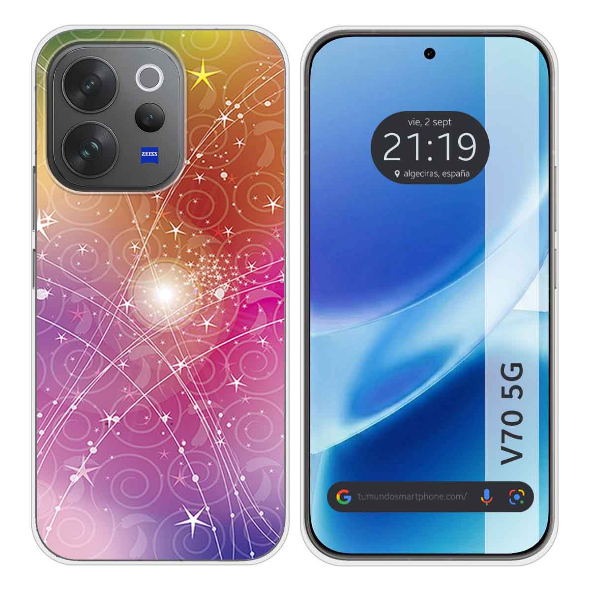 Funda Silicona para Vivo V70 5G diseño...