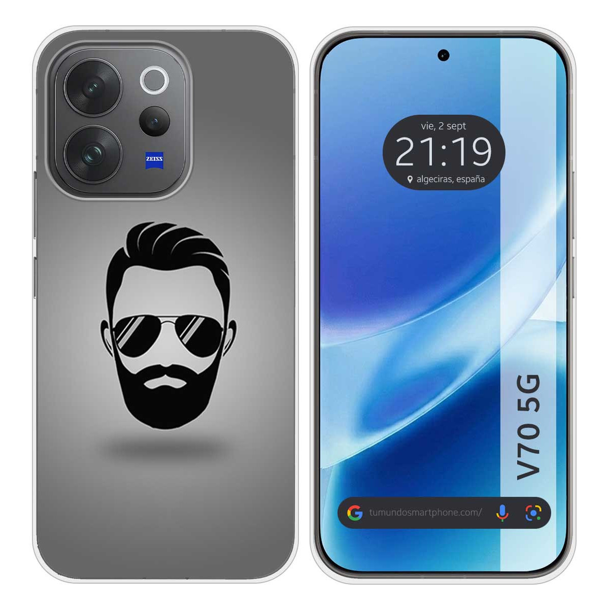 Funda Silicona para Vivo V70 5G diseño Barba...