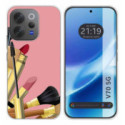 Funda Silicona para Vivo V70 5G diseño Brochas Dibujos