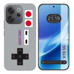 Funda Silicona para Vivo V70 5G diseño Consola Dibujos