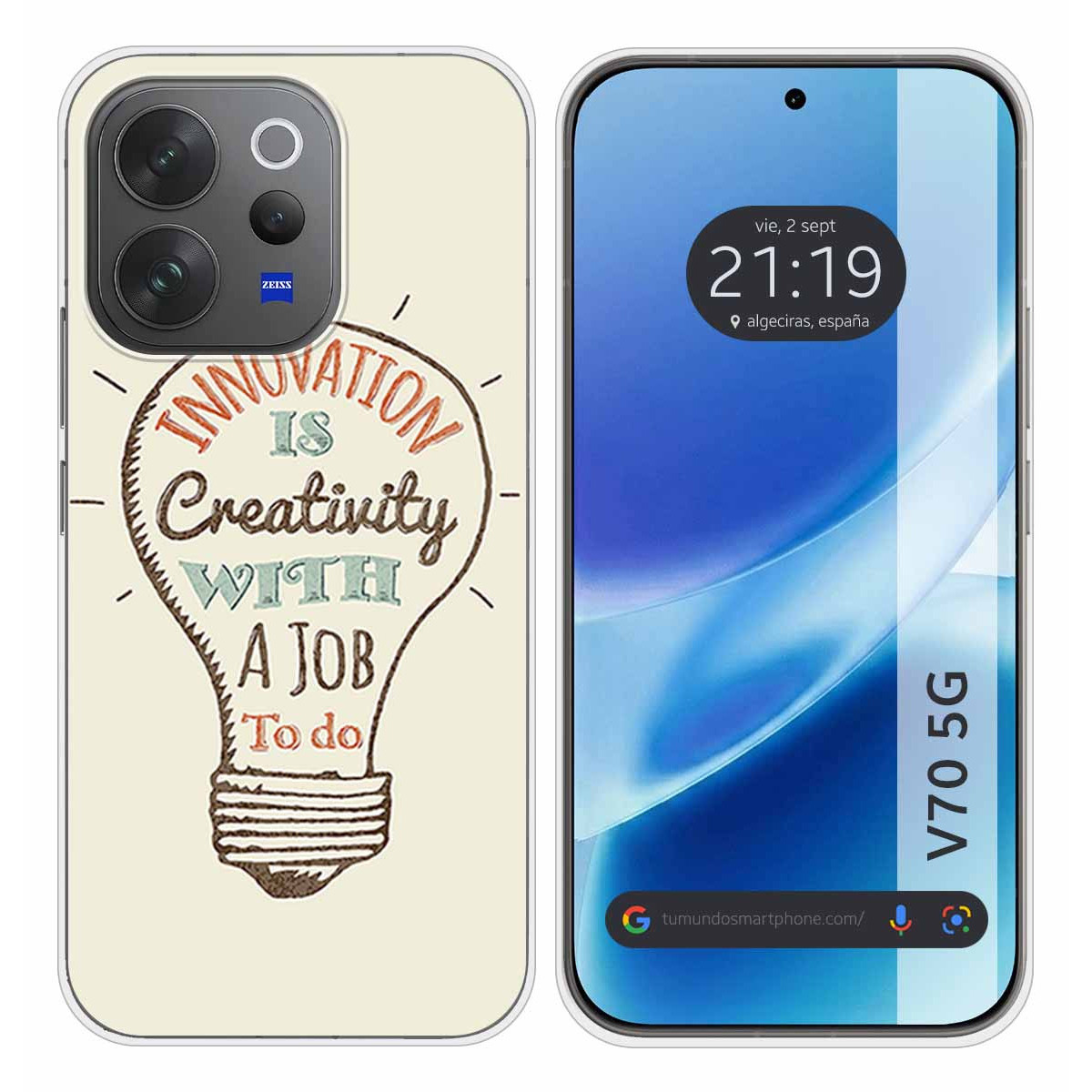 Funda Silicona para Vivo V70 5G diseño...