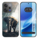 Funda Silicona para Vivo V70 5G diseño Elefante Dibujos