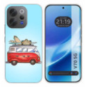 Funda Silicona para Vivo V70 5G diseño Furgoneta Dibujos
