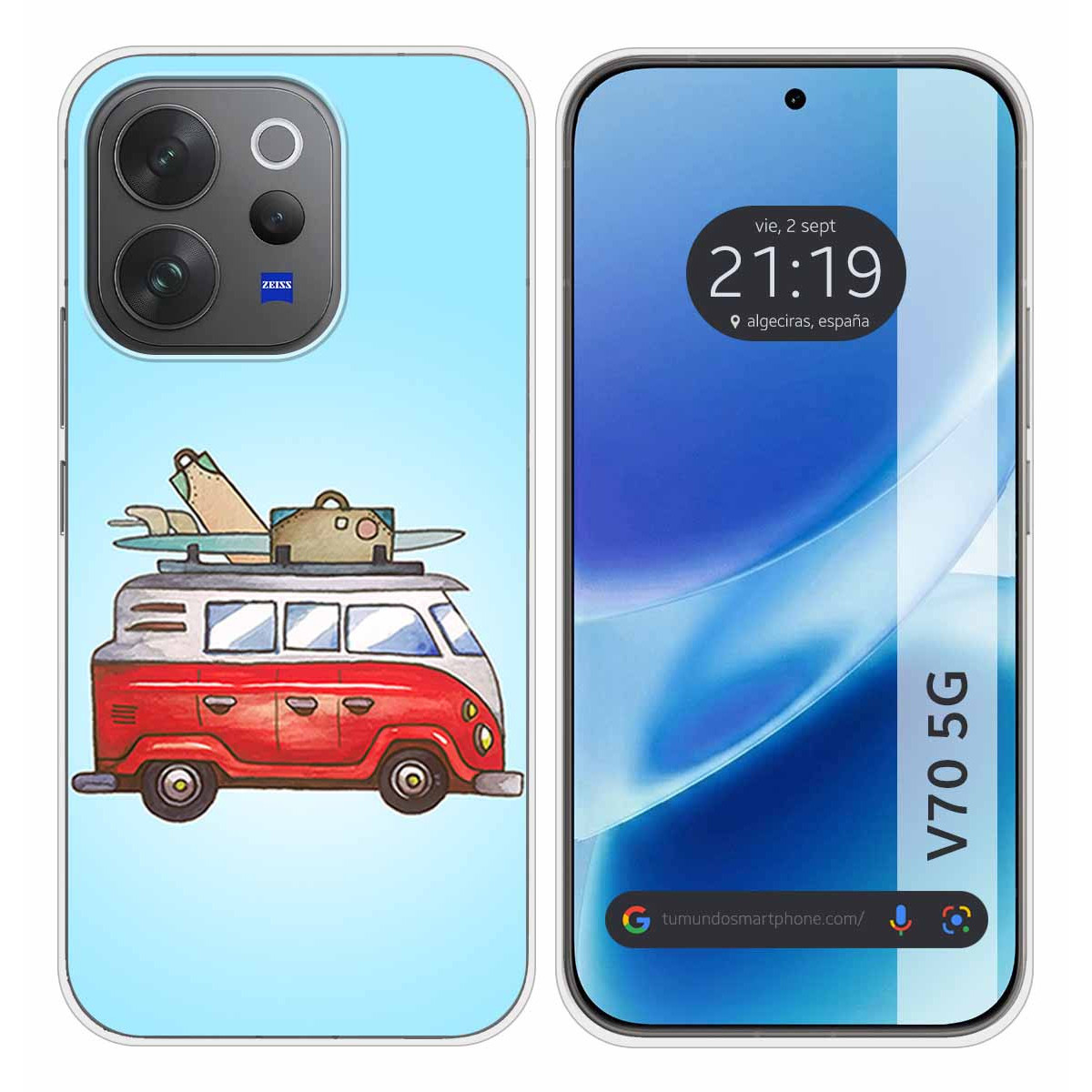 Funda Silicona para Vivo V70 5G diseño...