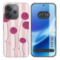 Funda Silicona para Vivo V70 5G diseño Flores Vintage Dibujos