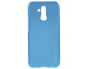 Funda Gel Tpu Mercury i-Jelly Metal para Huawei Mate 20 Lite color Azul