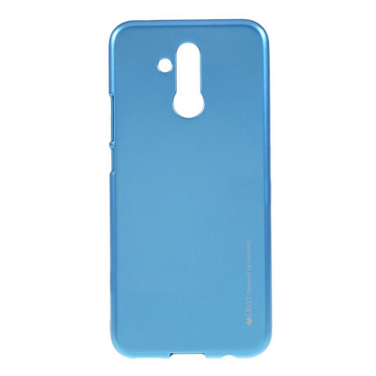 Funda Gel Tpu Mercury i-Jelly Metal para Huawei Mate 20 Lite color Azul