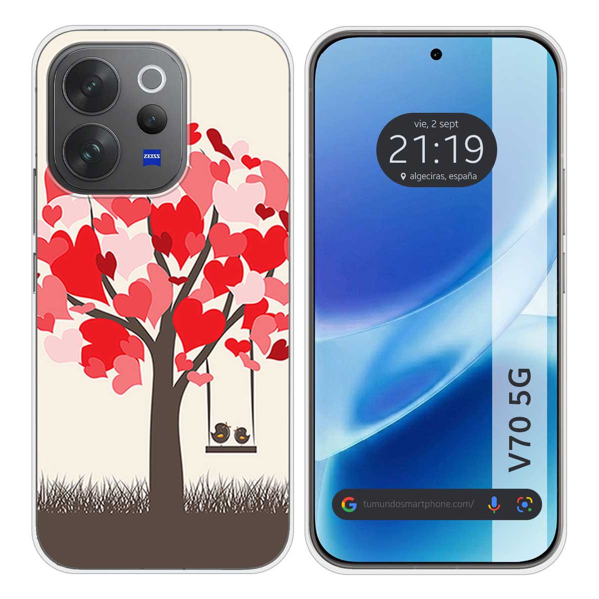 Funda Silicona para Vivo V70 5G diseño...