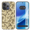 Funda Silicona para Vivo V70 5G diseño Sand Camuflaje Dibujos