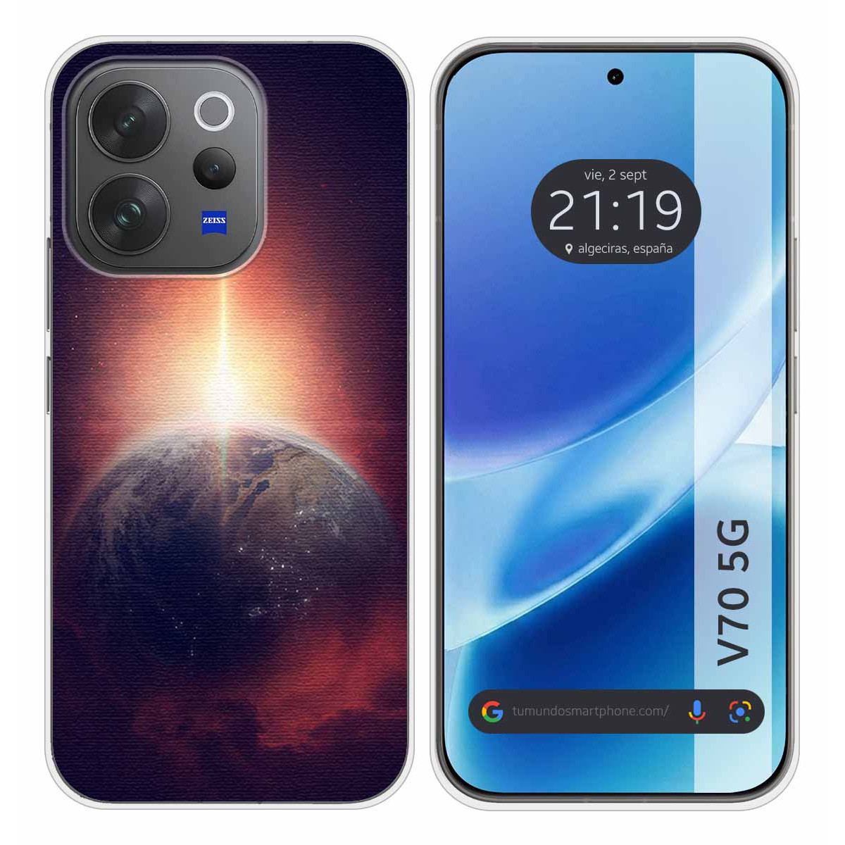Funda Silicona para Vivo V70 5G diseño Tierra...