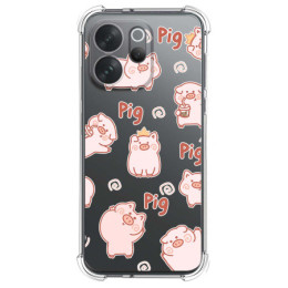 Funda Silicona Antigolpes para Vivo V70 5G diseño Cerdos...