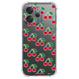 Funda Silicona Antigolpes para Vivo V70 5G diseño Cerezas...