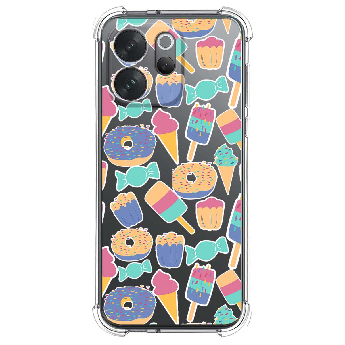 Funda Silicona Antigolpes para Vivo V70 5G...