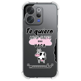 Funda Silicona Antigolpes para Vivo V70 5G diseño Vaca...